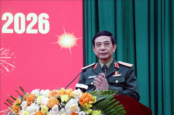 Đại tướng Phan Văn Giang, Ủy viên Bộ Chính trị, Phó Bí thư Quân ủy Trung ương, Bộ trưởng Bộ Quốc phòng. Ảnh: Thu Hằng/TTXVN