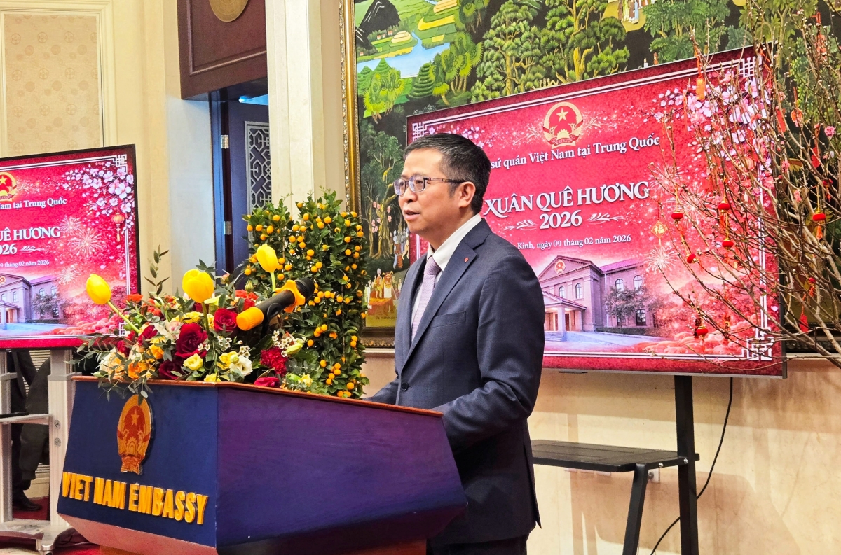 Đại sứ Phạm Thanh Bình phát biểu tại chương trình