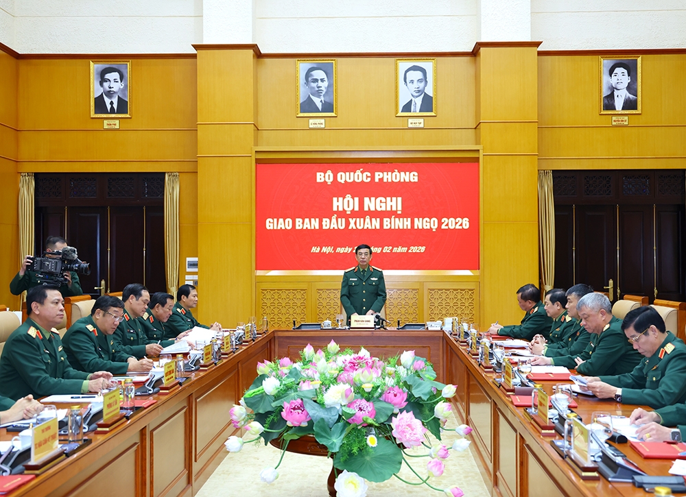Đại tướng Phan Văn Giang chủ trì Hội nghị giao ban đầu Xuân Bính Ngọ 2026