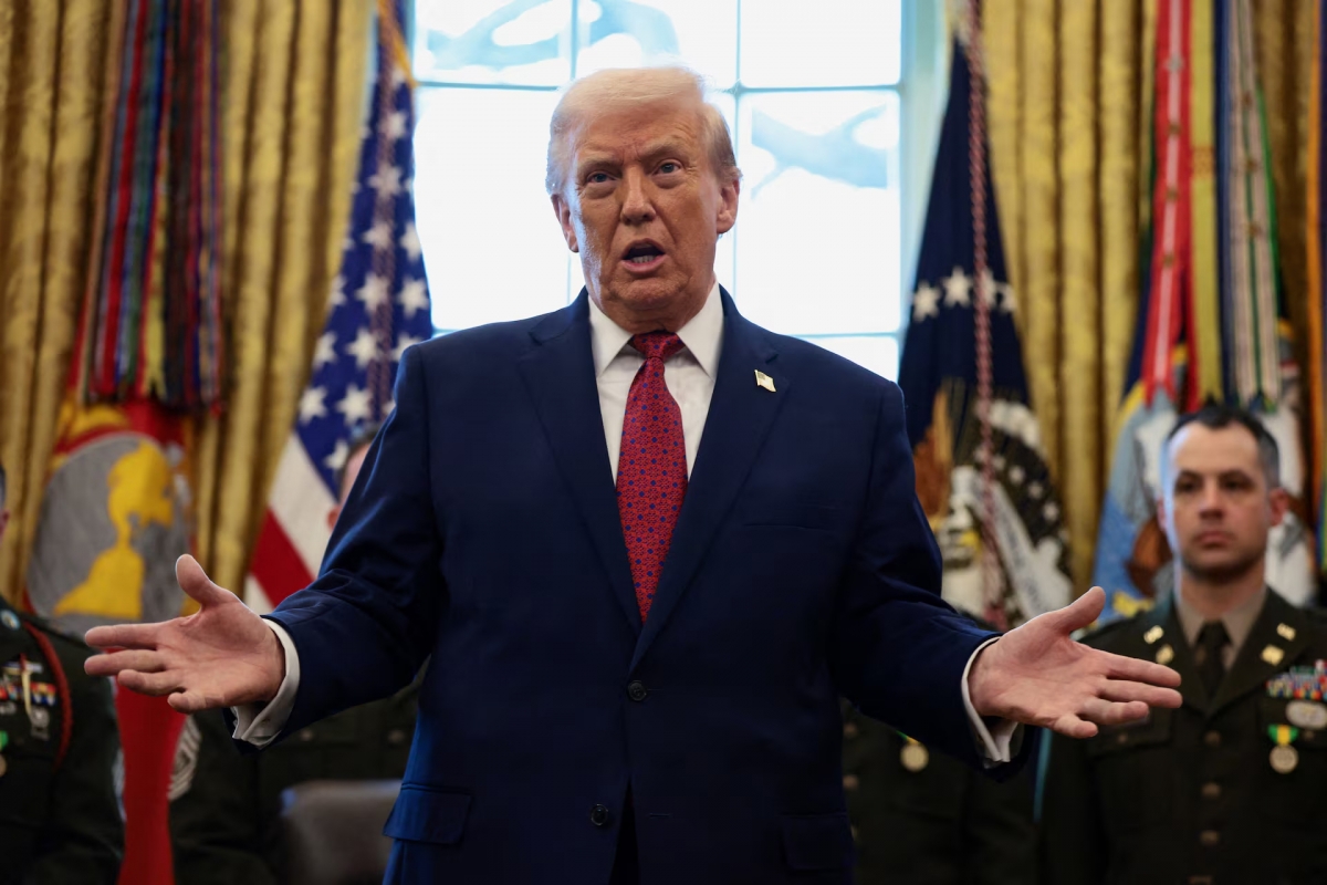 Tổng thống Mỹ Donald Trump. Ảnh: Reuters.