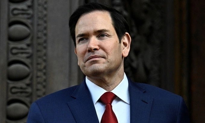 Ngoại trưởng Mỹ Marco Rubio tại Paris, Pháp, hôm 17/4. Ảnh: Reuters