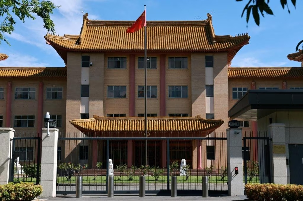 Đại sứ quán Trung Quốc tại thủ đô Canberra. Nguồn: The Australian