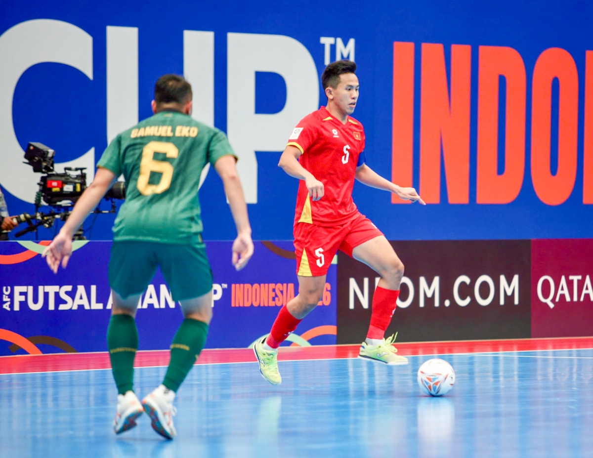 Đội tuyển futsal Việt Nam thua Indonesia ở tứ kết (Ảnh: VFF).