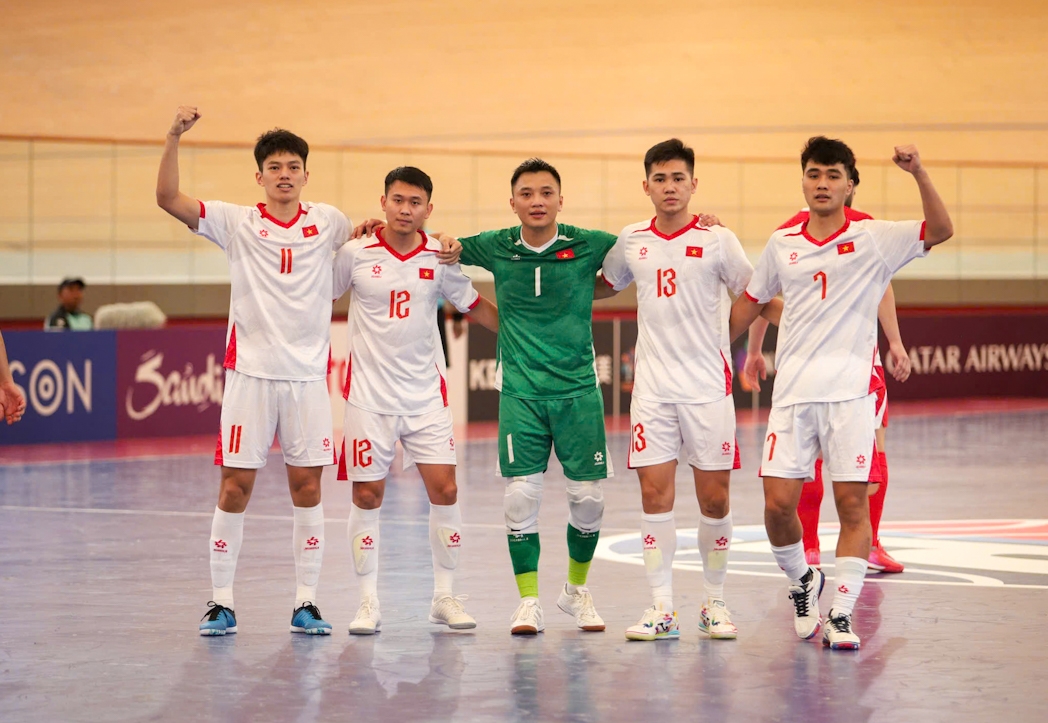 ĐT futsal Việt Nam quyết tâm đánh bại Indonesia.