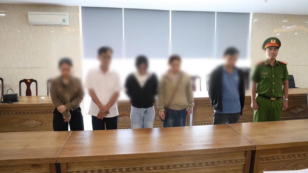 Các đối tượng lúc bị bắt