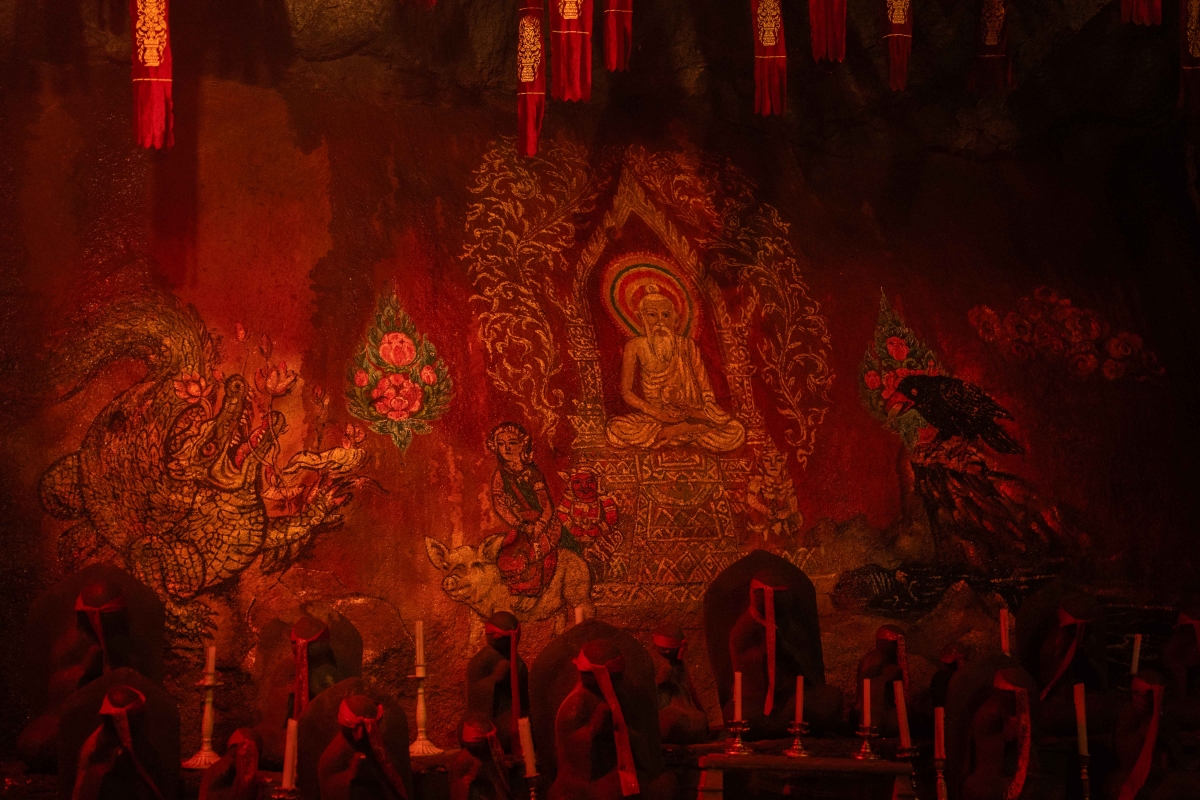 Một phân cảnh mang đậm yếu tố linh dị trong phim. (Ảnh: Galaxy Studio)