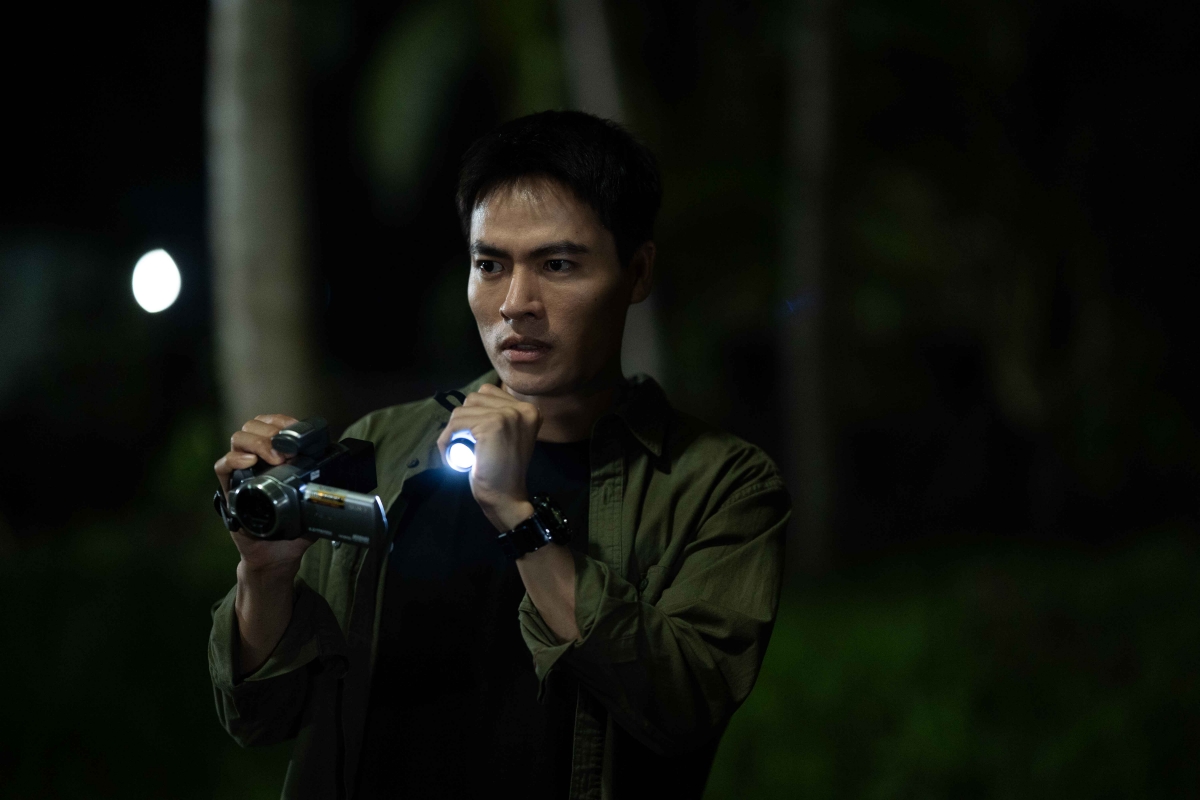 Diễn viên Võ Tấn Phát lần đầu đảm nhận vai chính trong phim kinh dị. (Ảnh: Galaxy Studio)