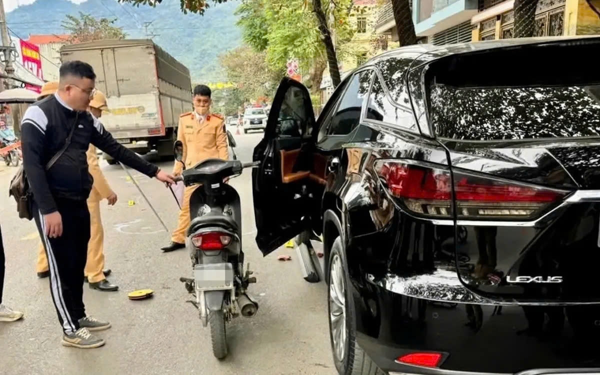 Hiện trường vụ tai nạn (Ảnh: Công an tỉnh Phú Thọ cung cấp).