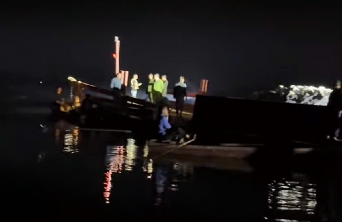 Hiện trường vụ việc - ảnh từ clip người dân cung cấp