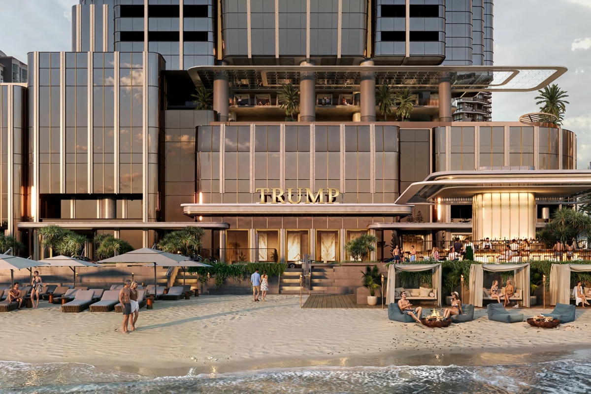 Hình ảnh mô hình Tháp Trump tại Gold Coast. Nguồn: Tập đoàn Trump