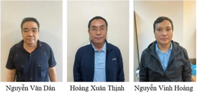 Các bị can trong vụ án