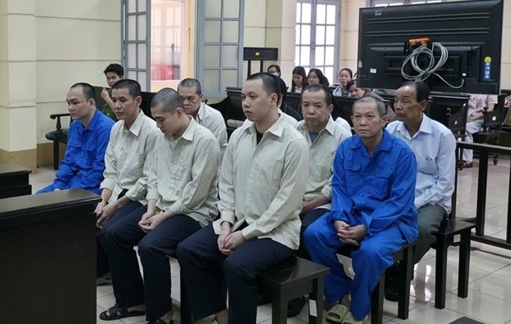 Các bị cáo tại tòa. (Ảnh: TP)