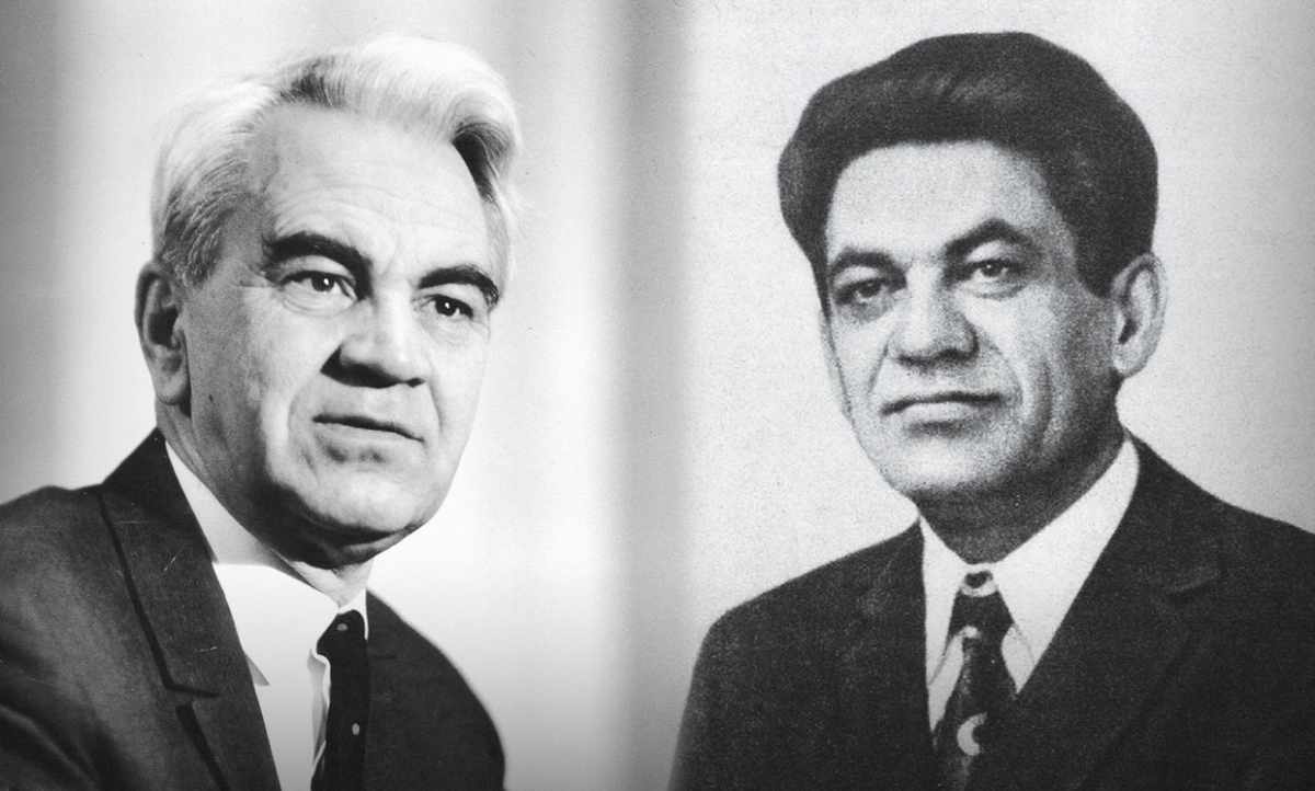 Viện sĩ Mstislav Keldysh và chuyên gia Kamil Mangushev. Nguồn: museumrb.ru