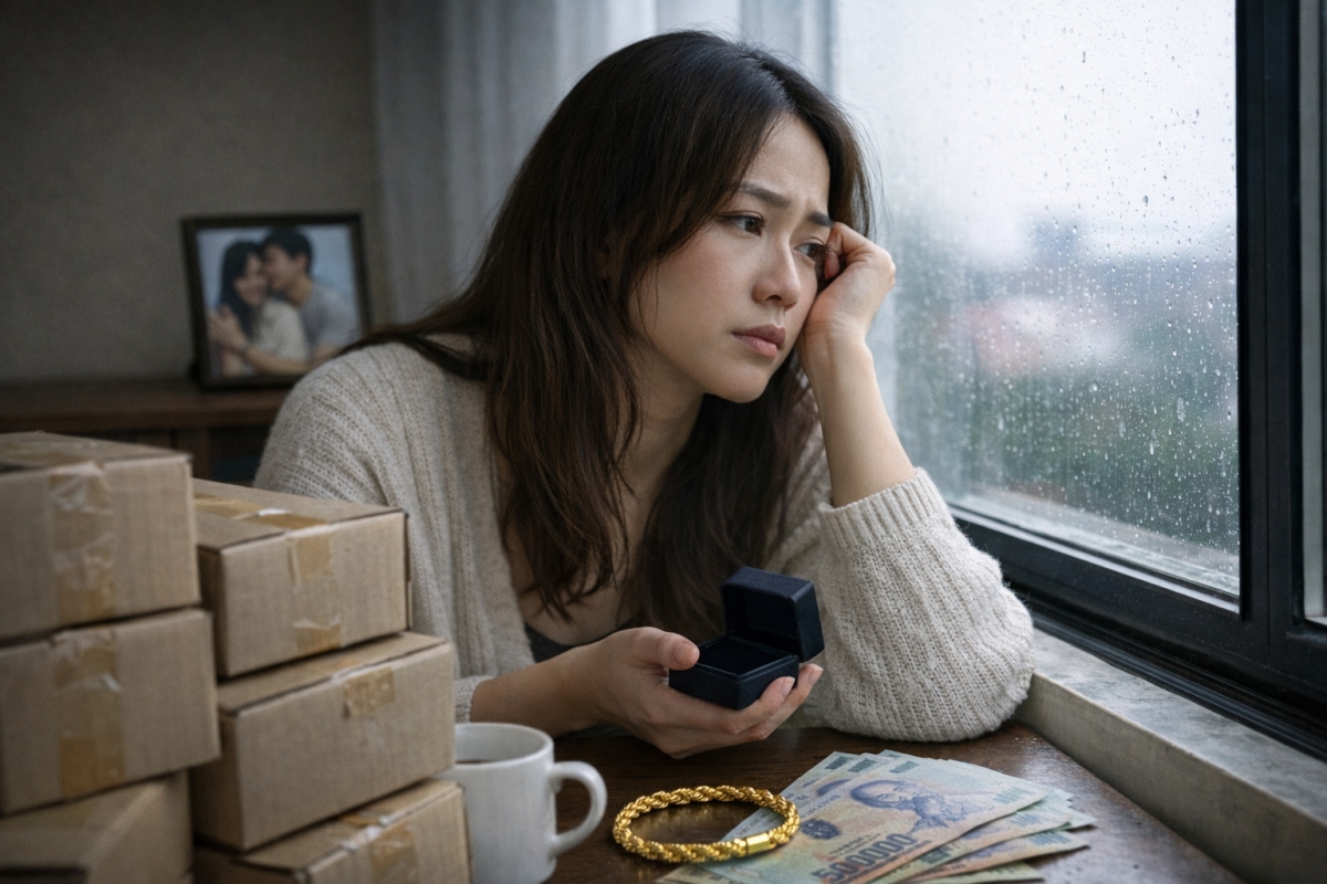 Bạn bè thì nói quà tặng nên tôi có quyền cho hay bán chiếc lắc mà không phải áy náy (ảnh minh hoạ: AI)