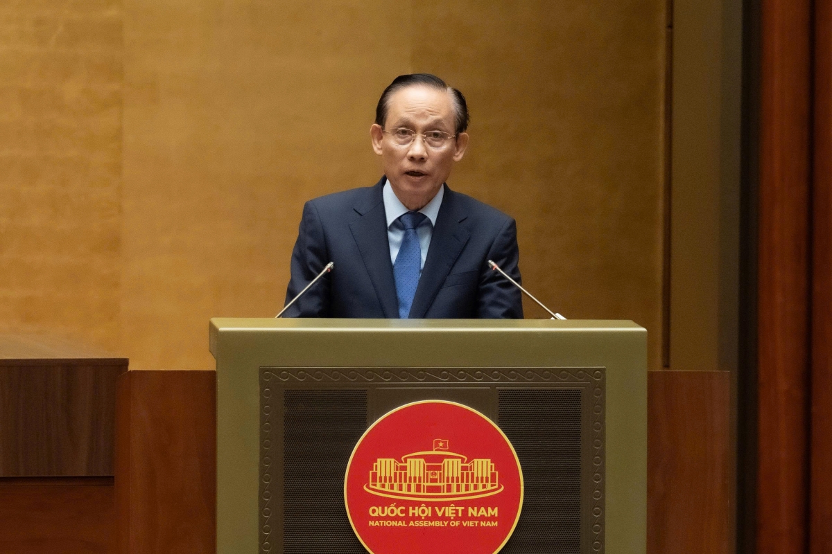 Bộ trưởng Bộ Ngoại giao Lê Hoài Trung phát biểu tại Hội nghị.