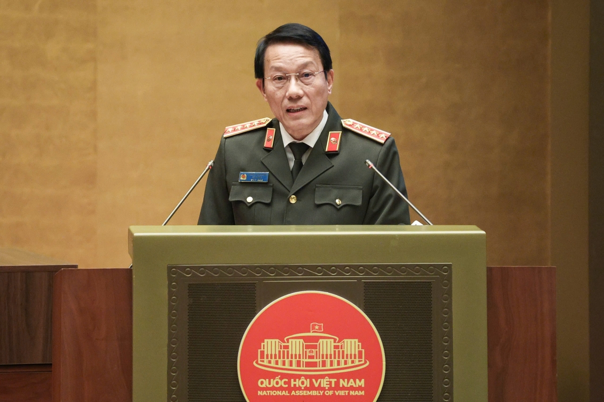 Đại tướng Lương Tam Quang, Bộ trưởng Bộ Công an. (Ảnh: Mạnh Thắng)