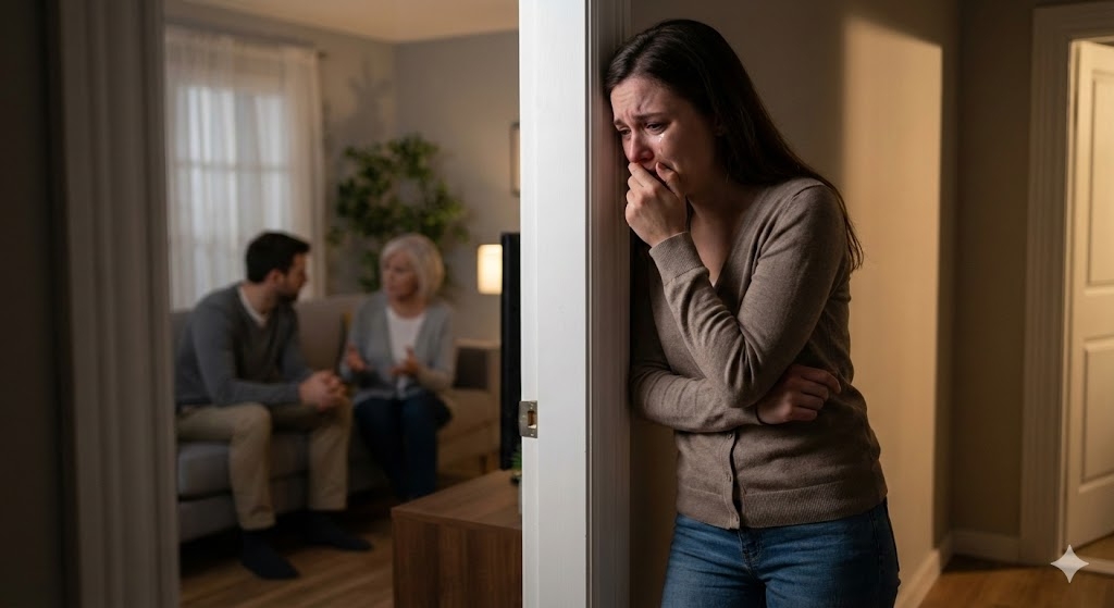 Tôi chết lặng khi nghe những điều mẹ chồng nói với chồng tôi (Ảnh minh họa, nguồn: AI)