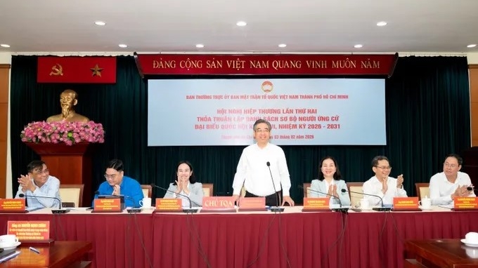 Ông Nguyễn Phước Lộc - Chủ tịch Ủy ban MTTQ Việt Nam TP.HCM (Ảnh: Minh Dung)