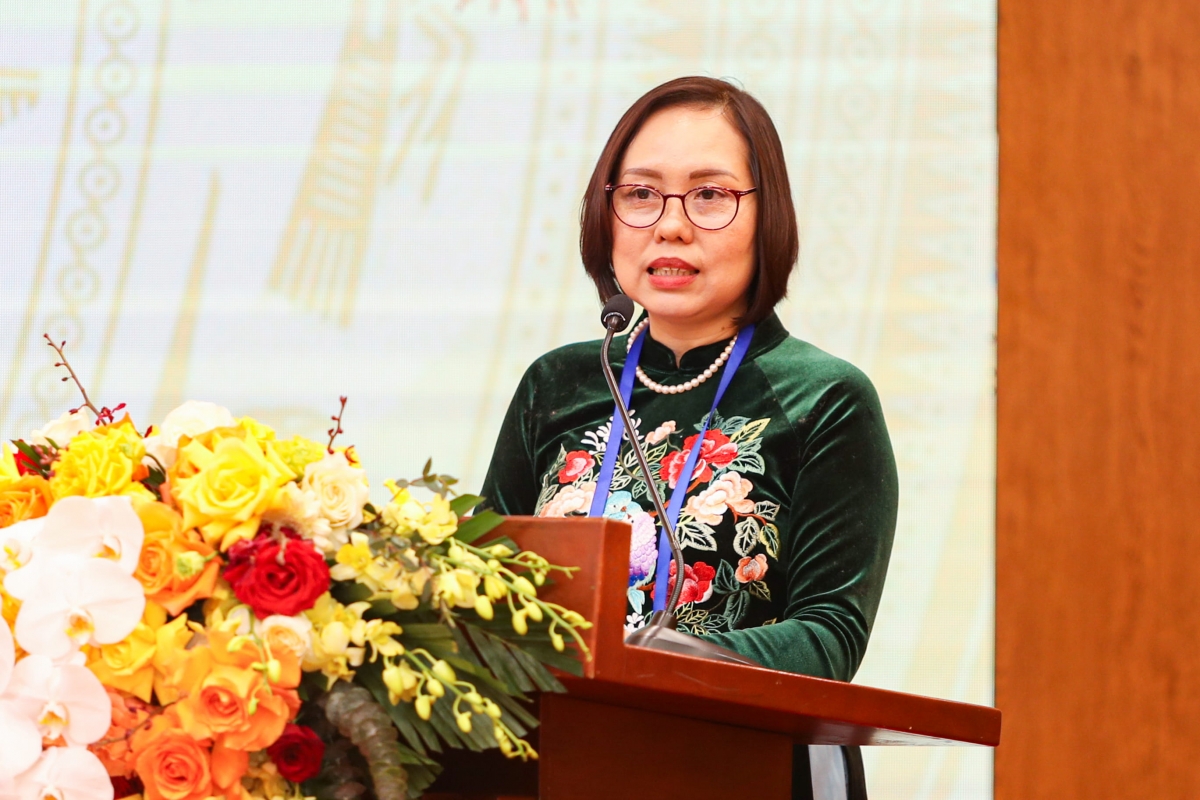 Bà Doãn Quỳnh Linh - Chủ tịch Hội Liên hiệp người Việt Nam tại Hong Kong. Ảnh: Minh Đức