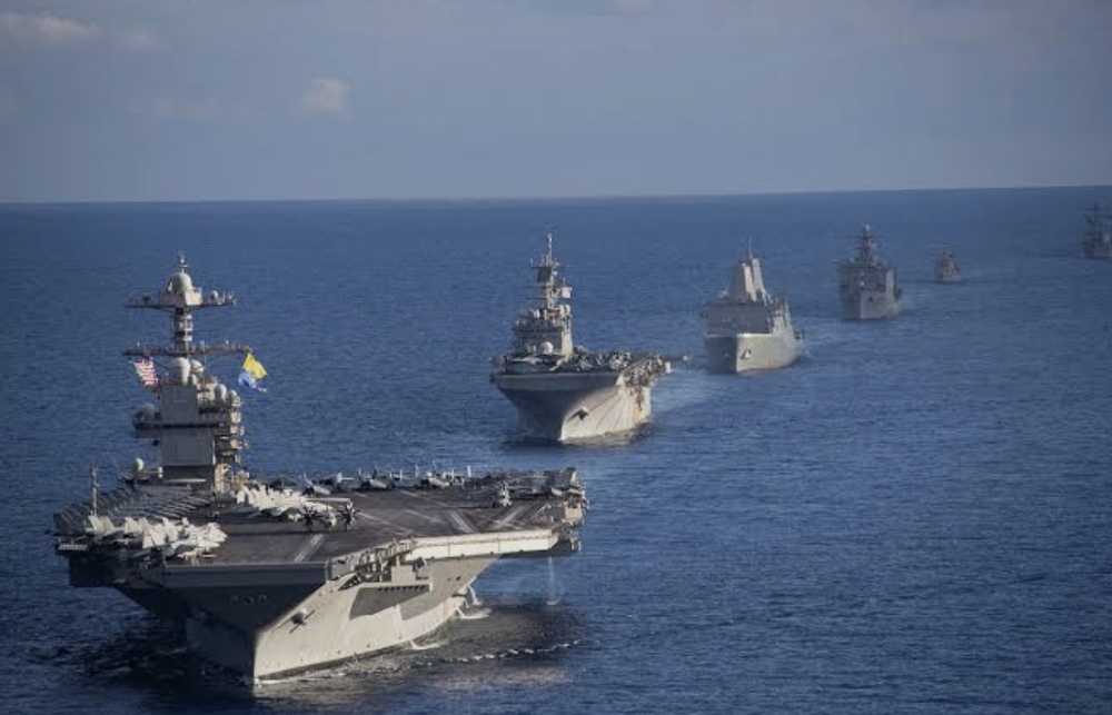 Siêu tàu sân bay USS Gerald R. Ford vào Địa Trung Hải giữa căng thẳng Mỹ-Iran tăng cao.