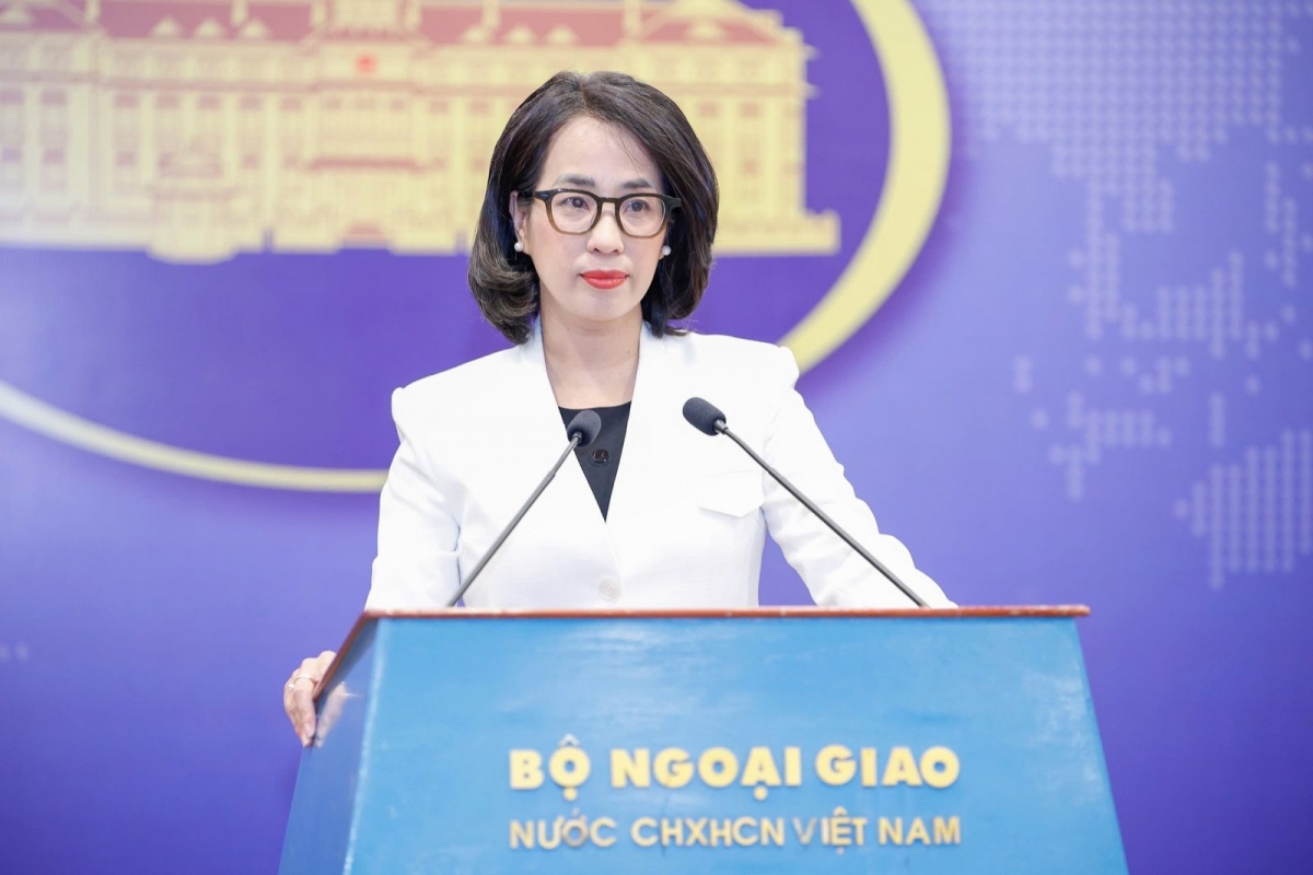 Người Phát ngôn Bộ Ngoại giao Việt Nam Phạm Thu Hằng.