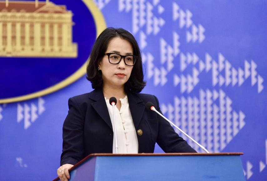 Người Phát ngôn Bộ Ngoại giao Việt Nam Phạm Thu Hằng.