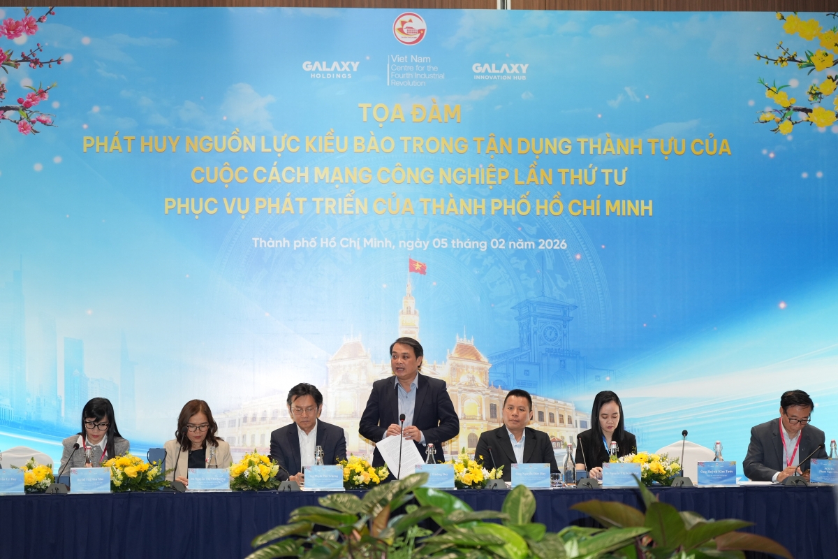 Ông Lê Trường Duy, Giám đốc HCMC C4IR phát biểu