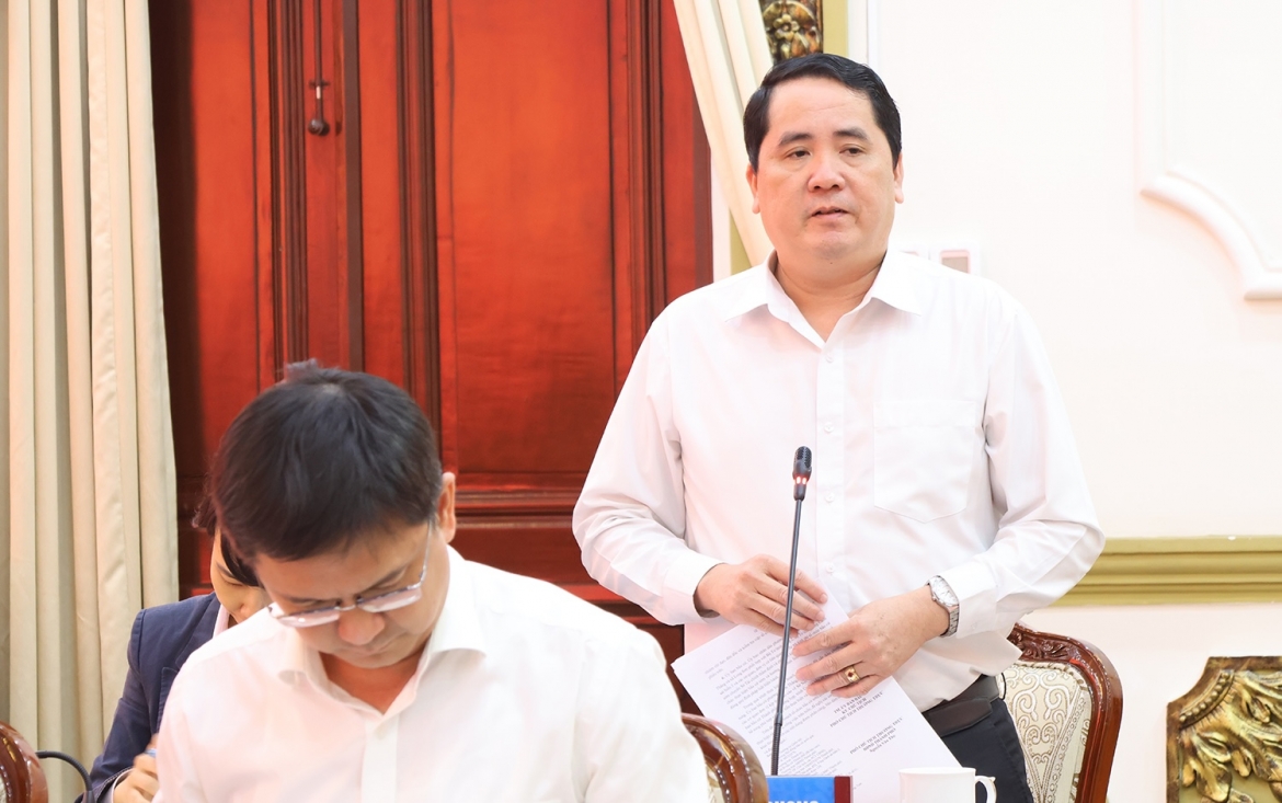 Ông Nguyễn Tấn Phong - Phó Giám đốc Sở Nội vụ TP.HCM (Ảnh: Phượng Châu)