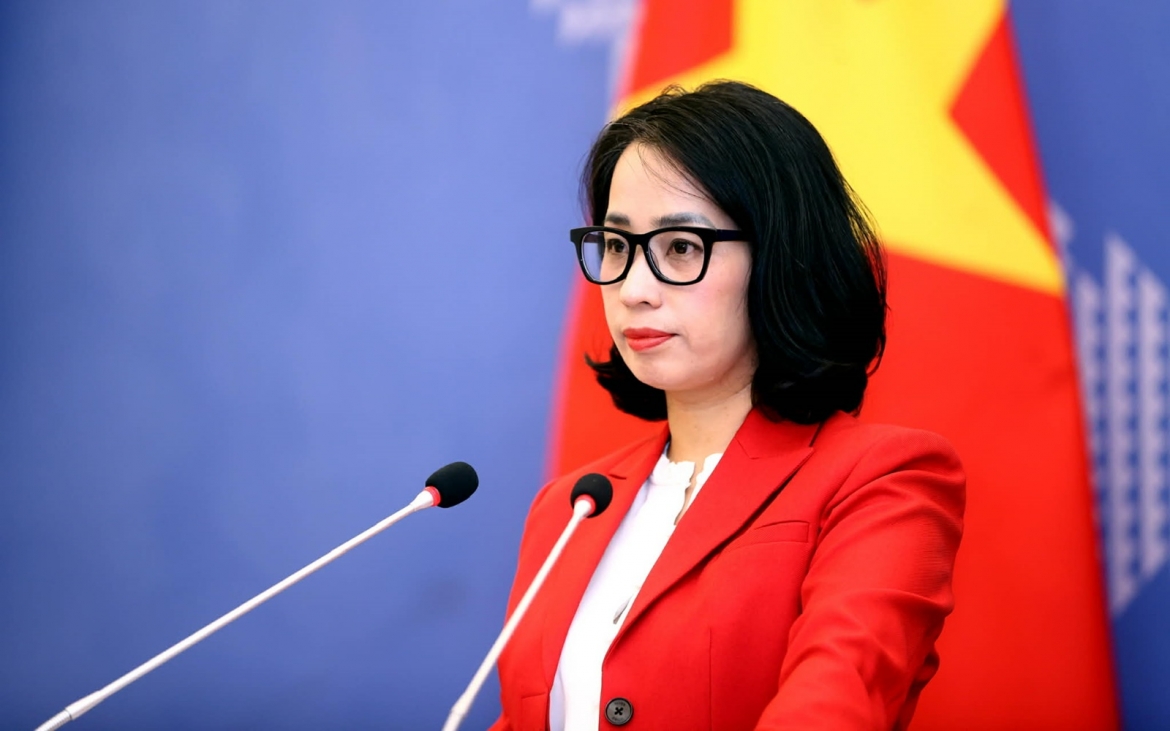 Người phát ngôn Bộ Ngoại giao Việt Nam Phạm Thu Hằng. Ảnh: Bộ Ngoại giao Việt Nam.