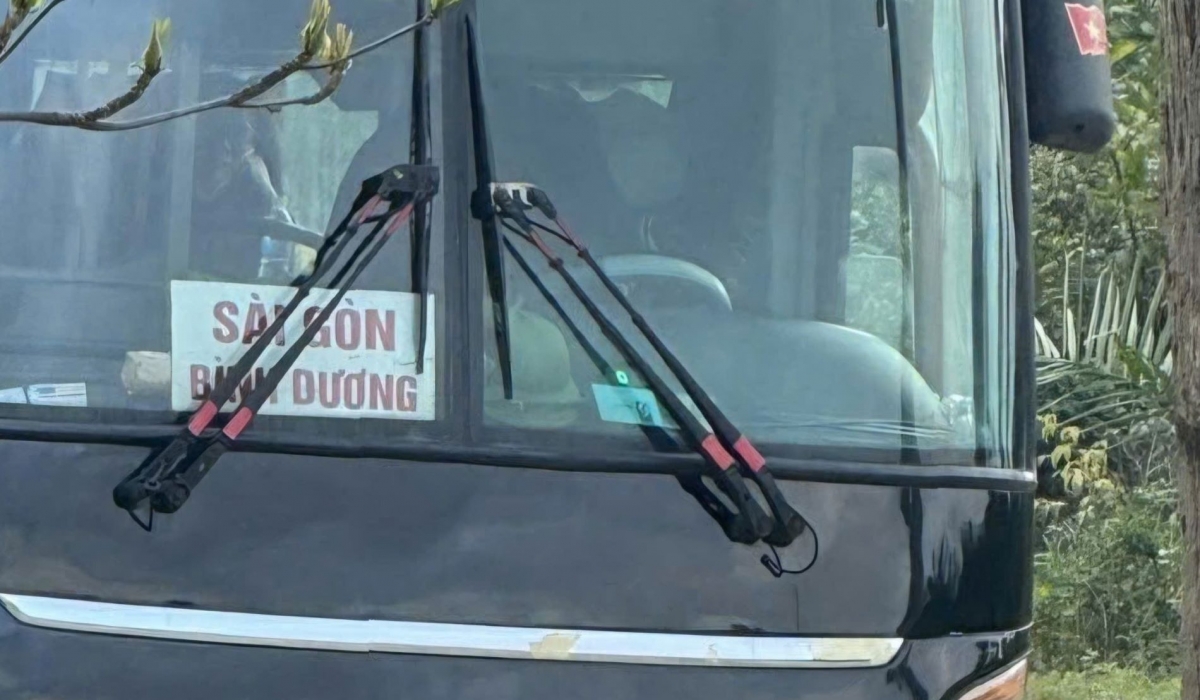 Phương tiện do Phạm Bá T. cầm lái- Ảnh CSGT Quảng Trị