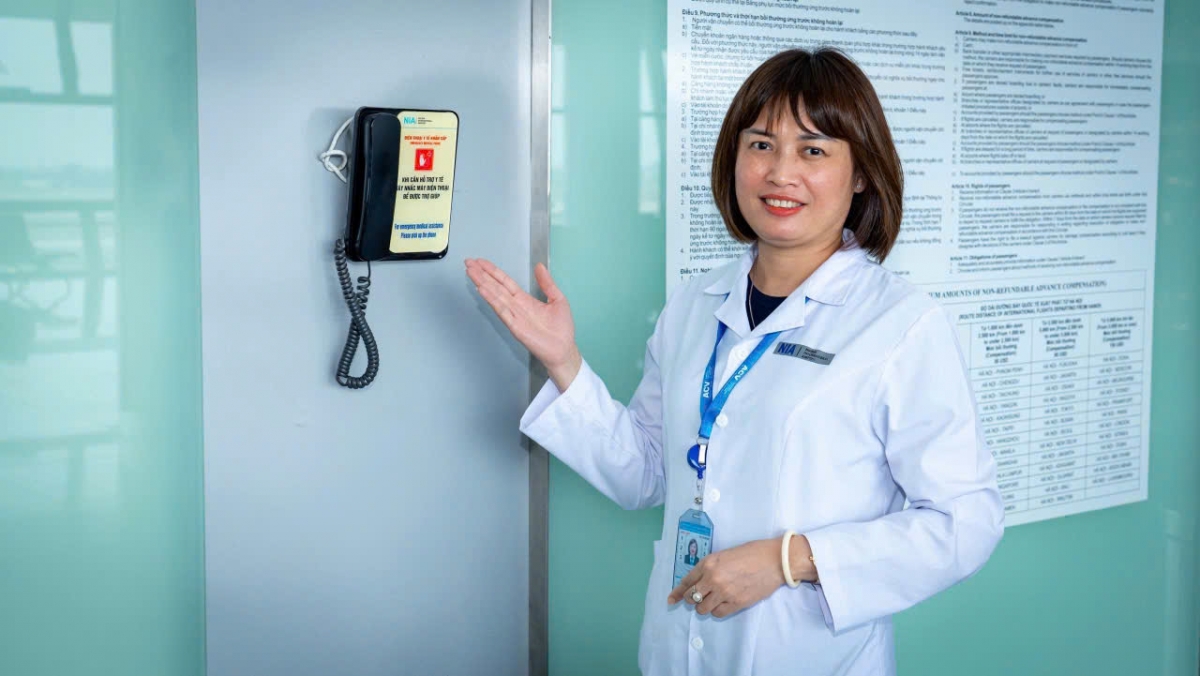 Công tác phòng chống dịch ở sân bay những ngày Tết Nguyên đán được tăng cường tối đa.