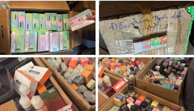 Tang vật thu giữ.