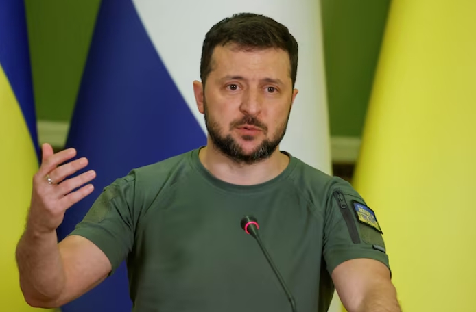 Tổng thống Ukraine Volodymyr Zelensky. (Ảnh: Reuters)