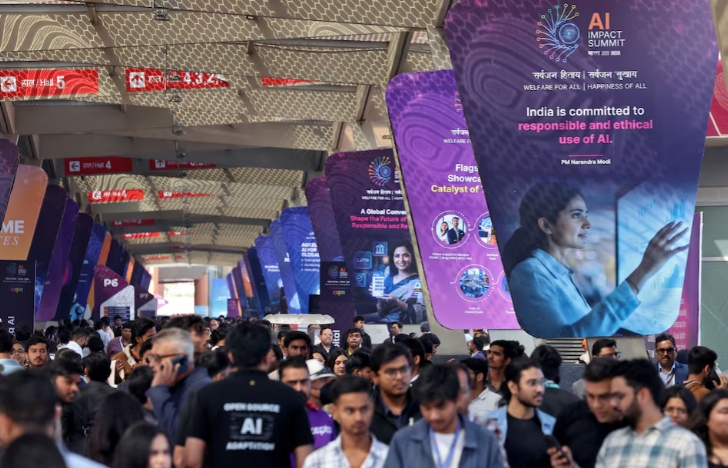 Hội nghị Thượng đỉnh về Tác động Trí tuệ nhân tạo (AI) 2026. (Ảnh: Reuters)