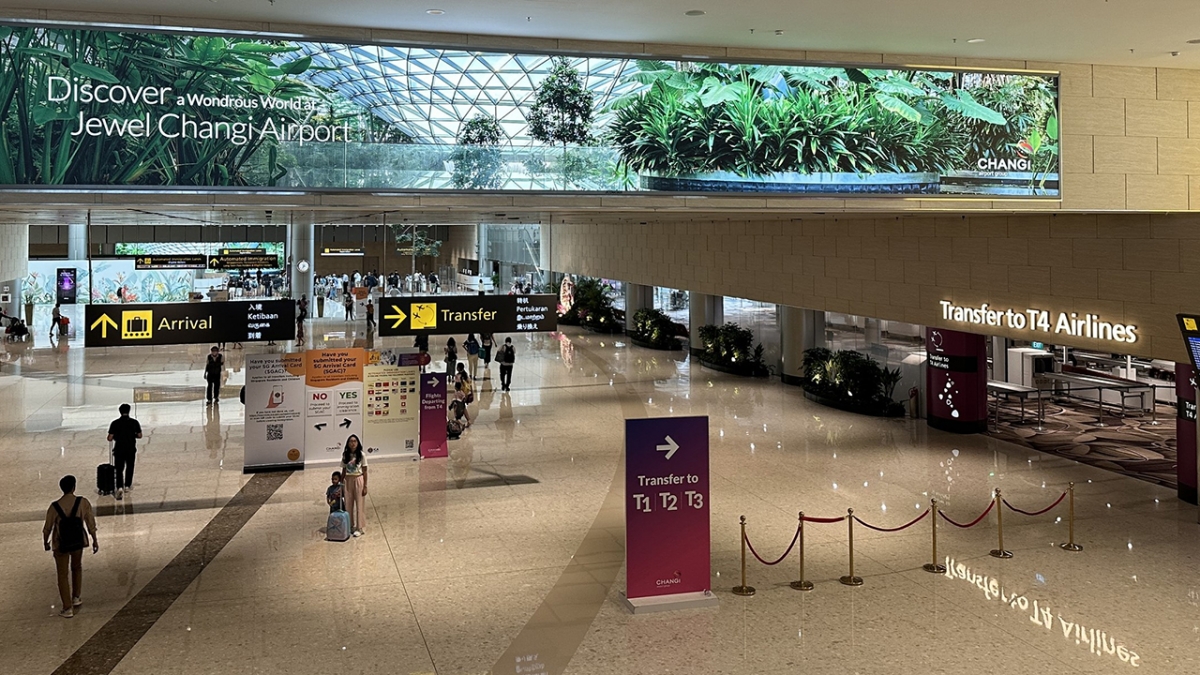Sân bay Changi, Singapore. Ảnh: Ngọc Diệp