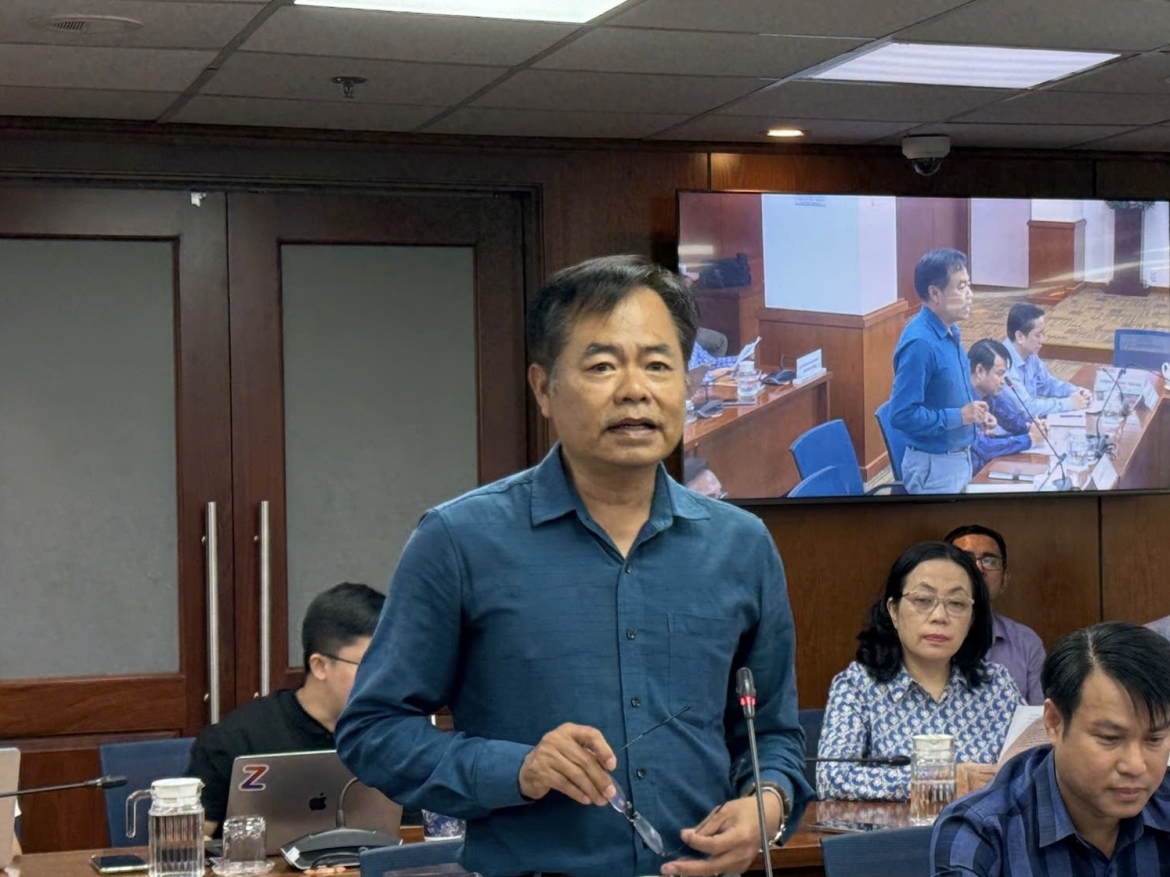 Ông Trương Kim Quân, Phó Trưởng Phòng Quản lý di sản, Sở Văn hóa và Thể thao TP.HCM (Ảnh: H.N)