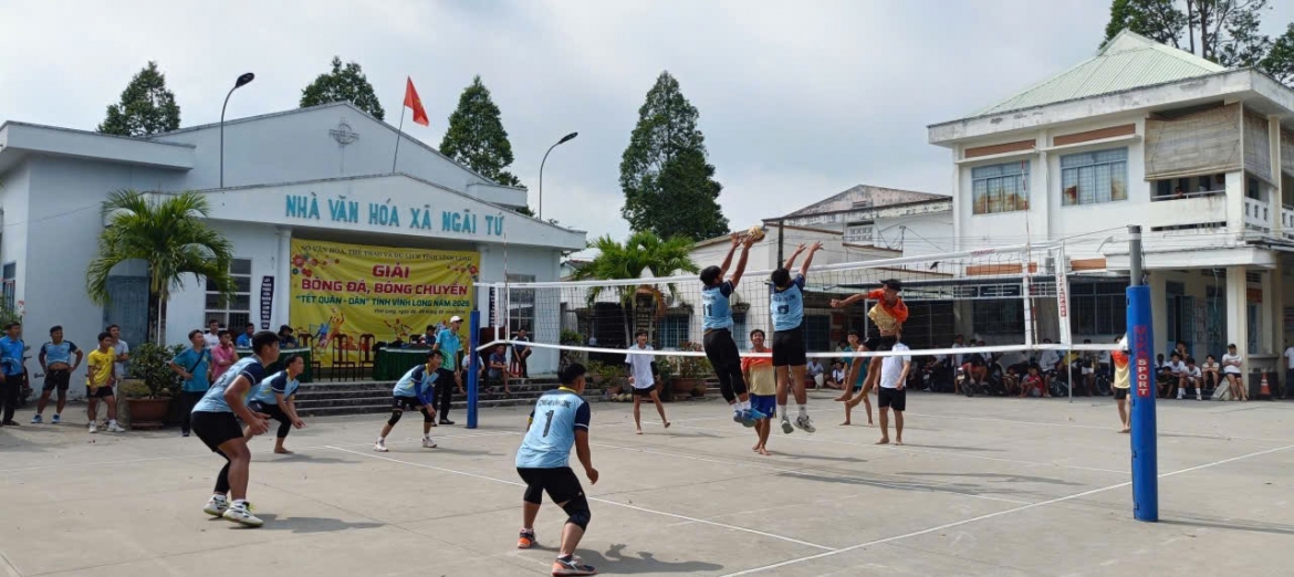 Hoạt động thể thao tại xã Ngãi Tứ (Vĩnh Long)