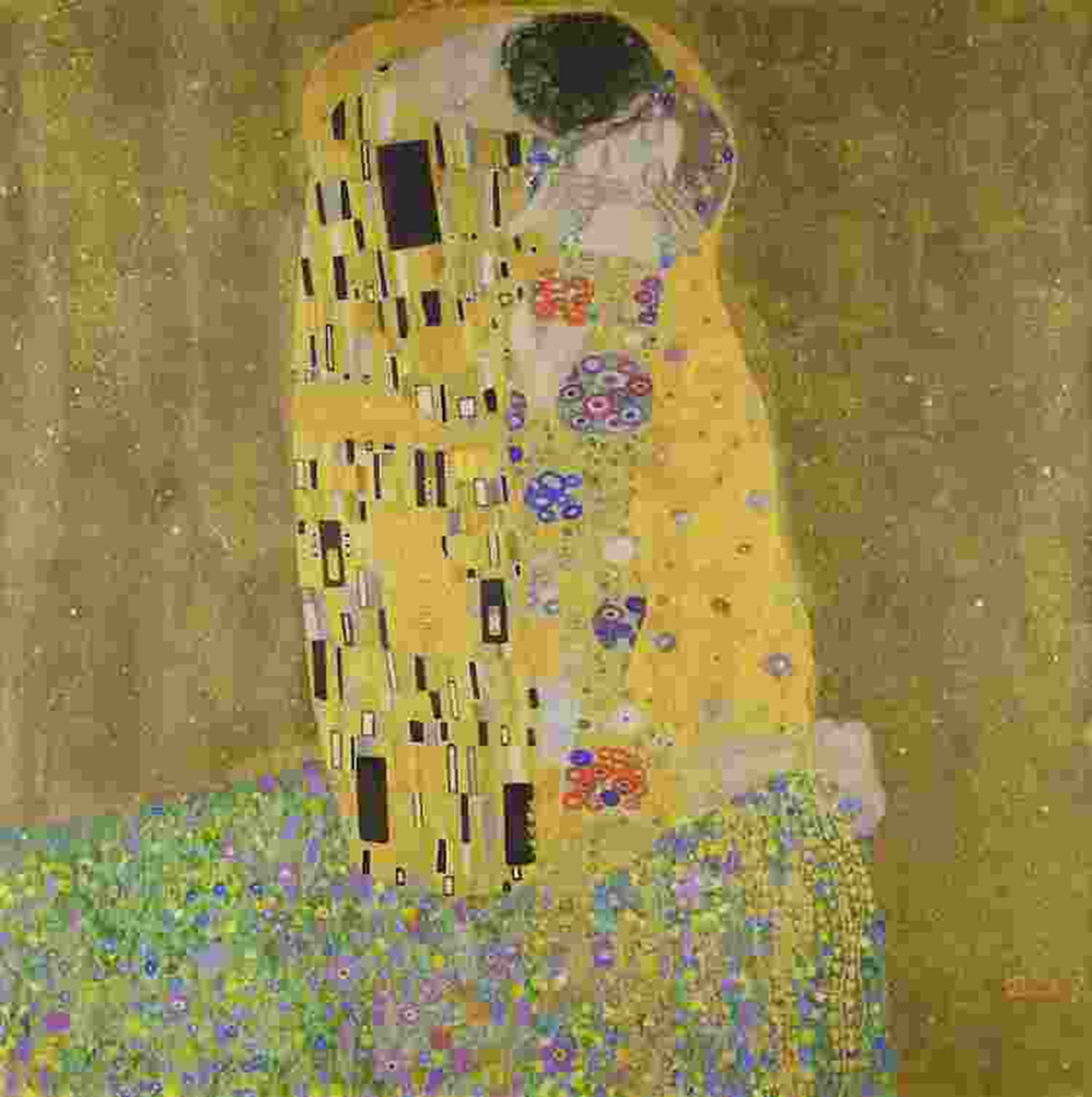 Minh họa (Bức tranh "Nụ hôn" của danh hoạ Gustav Klimt)