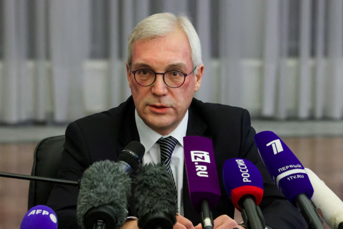 Thứ trưởng Ngoại giao Nga Alexander Grushko. Ảnh: Reuters