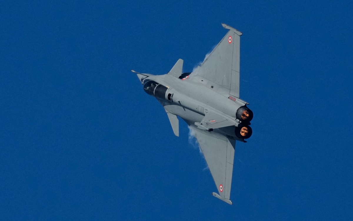 Máy bay Rafale trong lực lượng không quân Ấn Độ, do Pháp sản xuất. Ảnh: AP.