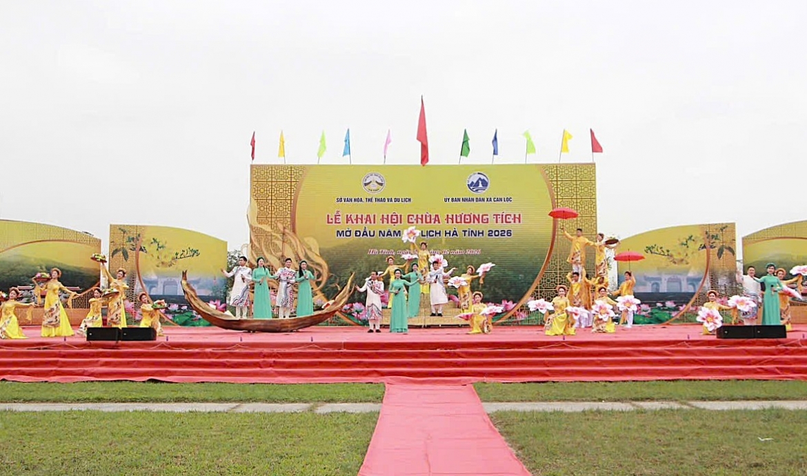 Khai hội chùa Hương Tích năm 2026.