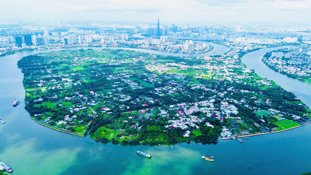 Toàn cảnh khu vực Bình Quới - Thanh Đa (ảnh: M.Q)