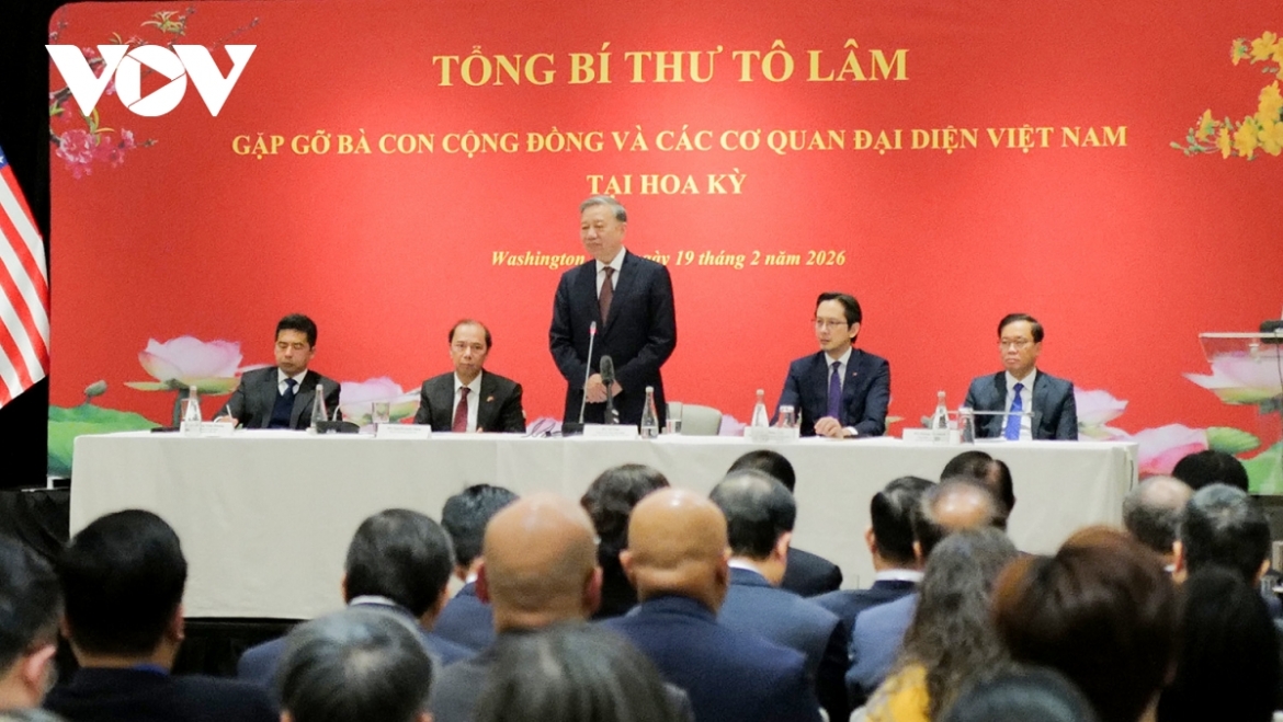 Tổng Bí thư Tô Lâm gặp gỡ bà con cộng đồng và các cơ quan đại diện Việt Nam tại Hoa Kỳ