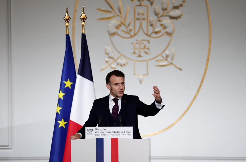Tổng thống Macron cảnh báo nguy cơ căng thẳng mới với Mỹ. Ảnh: Reuters