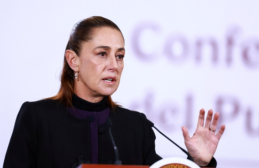 Tổng thống Mexico Claudia Sheinbaum. Ảnh: Reuters