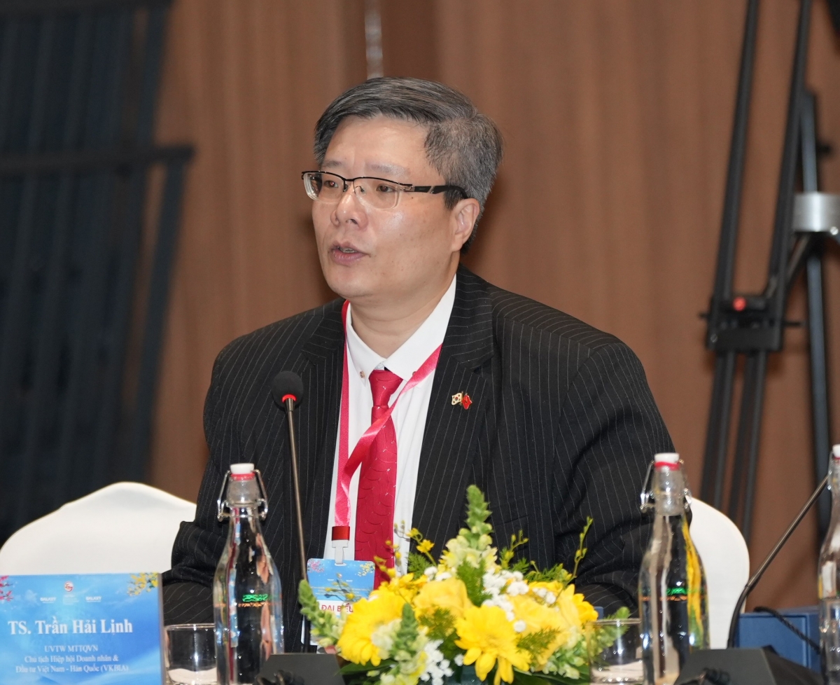 Ông Trần Hải Linh, Chủ tịch Hiệp hội Doanh nhân và Đầu tư Việt Nam - Hàn Quốc