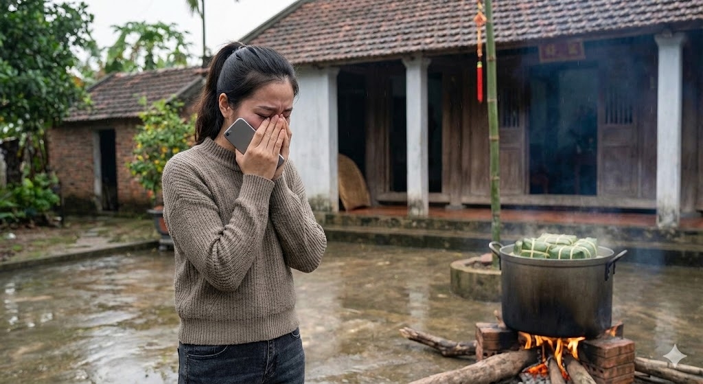 Mẹ chồng phản ứng gay gắt khi tôi thông báo sẽ về nhà ngoại ăn Tết (Ảnh minh họa, nguồn: AI)
