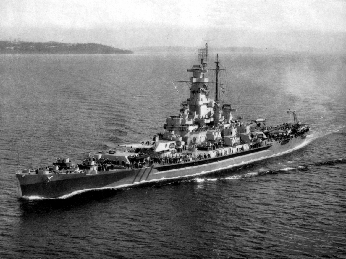 Thiết giáp hạm USS Massachusetts. Ảnh: Wikipedia