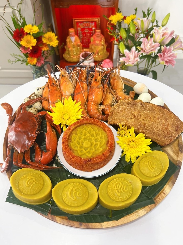Gợi ý mâm cúng vía thần Tài mùng 10 tháng Giêng (Ảnh: Loan Võ)
