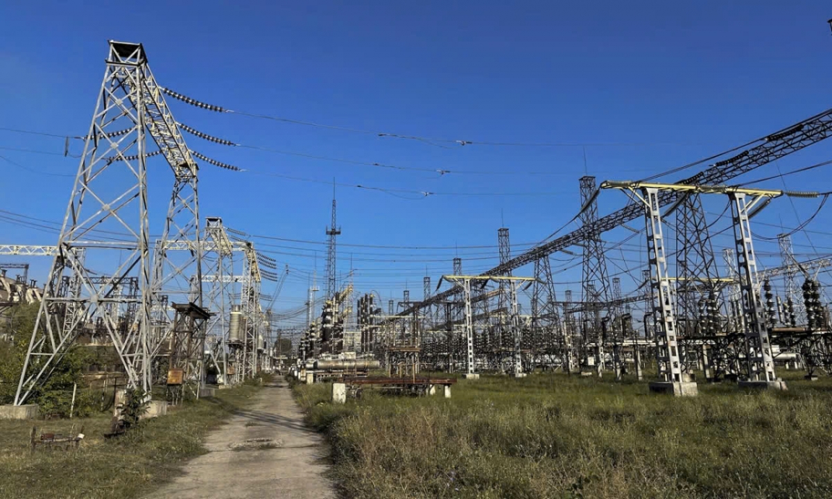 Một trạm điện ở tỉnh Dnipropetrovsk, Ukraine, hồi tháng 9/2023. Ảnh: Reuters
